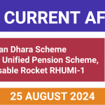 DAILY CURRENT AFFAIRS 25 August 2024