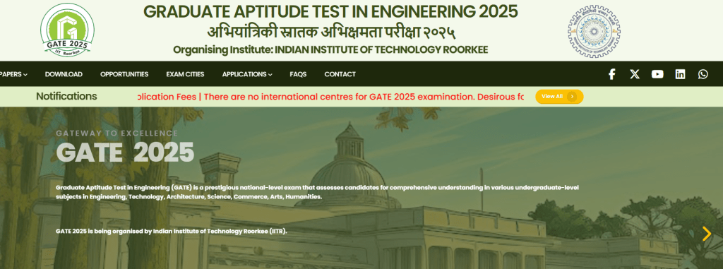 GRADUATE APTITUDE TEST IN ENGINEERING 2025